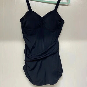D.&Co Beach One Piece Swimsuit Sz 14.